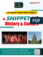 History Culture K-Snippet - Final