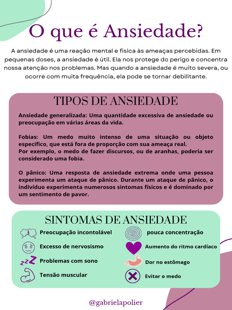 O Que É Ansiedade | PDF | Bem-estar