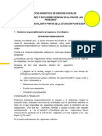 Evaluación Diagnóstica Sociales 1º A 5º Grado