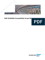 SAP S4HANA Compatibility Scope Matrix