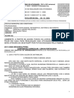 CADERNO DE ATIVIDADES (31 e 32 Semanas) : DEVOLVER NO DIA: 09 / 12 / 2020