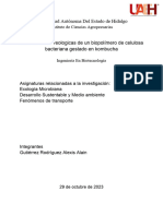 Caracteristicas Reologicas de Un Biopolímero de Celulosa Bacteriana Gestado en Kombucha