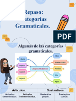 Clase de Categorías Gramaticales