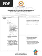 Action Plan For The 1ST 100 Days For Punong Barangays