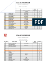 Relacion de Inscritos Festicanto 2023 Primaria