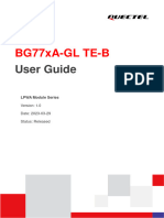Quectel BG77xA-GL TE-B User Guide V1.0