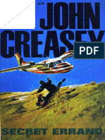 Secret Errand (1968) by John Creasey