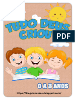 Tudo Deus Criou - 0 A 3 Anos