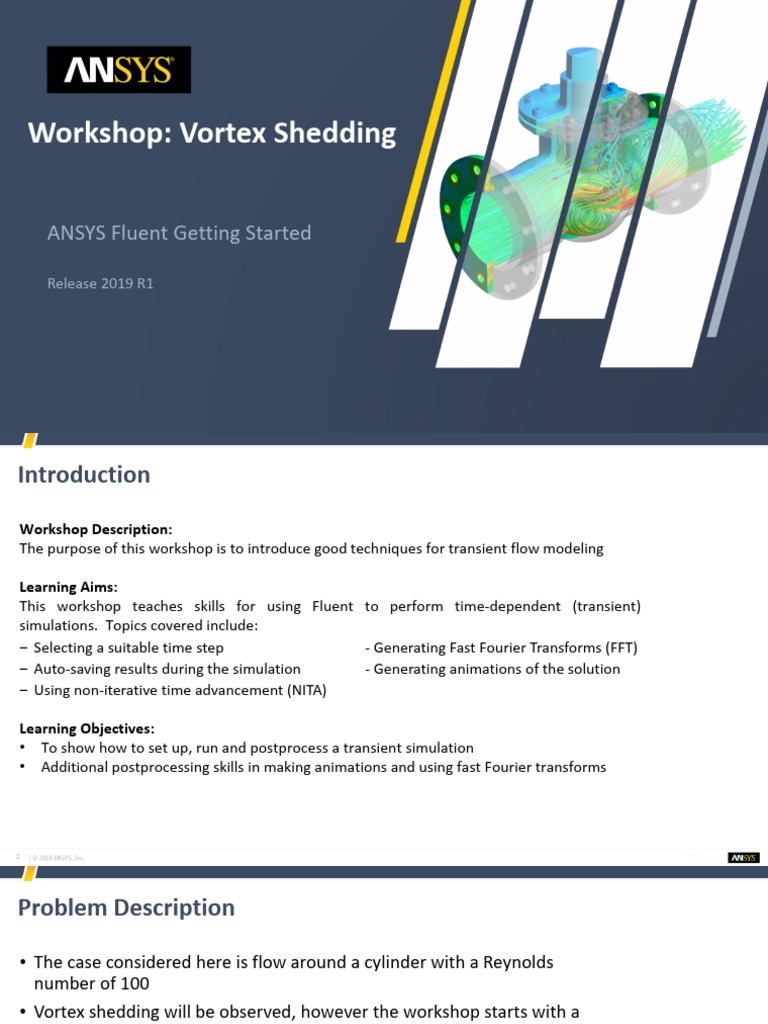 Fluent GetStart 19.3 WS11 Vortex Shedding | PDF | Fluid Dynamics | Fast ...