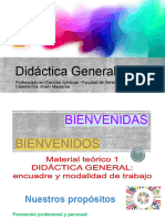 1 - Didáctica General - Encuadre