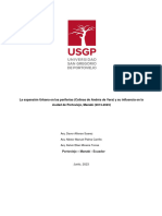 Tema - La Expansión Urbana en Las Periferias (Colinas de Andres de Vera) y Su Influencia en La Ciudad de Portoviejo J Manabí (2013-2023)