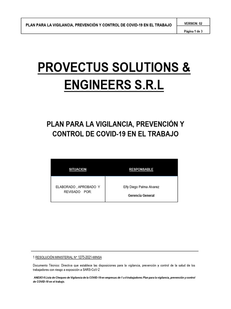 Plan COVID-19 en el Trabajo | PDF | Lavado de manos | Salud pública