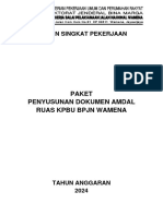 Uraian Singkat Pekerjaan Amdal