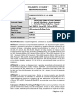 Reglamento de Higiene y Seguridad Industrial