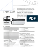 sHIMADZU - Specification Sheet - LCMS-8050
