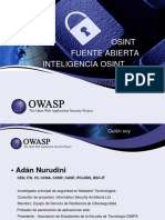 OWASP - OSINT - Presentation - Español