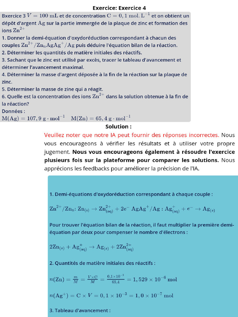 Exercice 4 | PDF