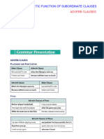 Focus On Grammar 5 Adverb - Clauses - PDF