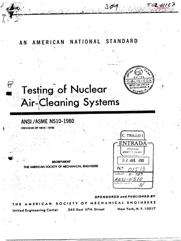 ANSI-N510 | PDF | Applied And Interdisciplinary Physics