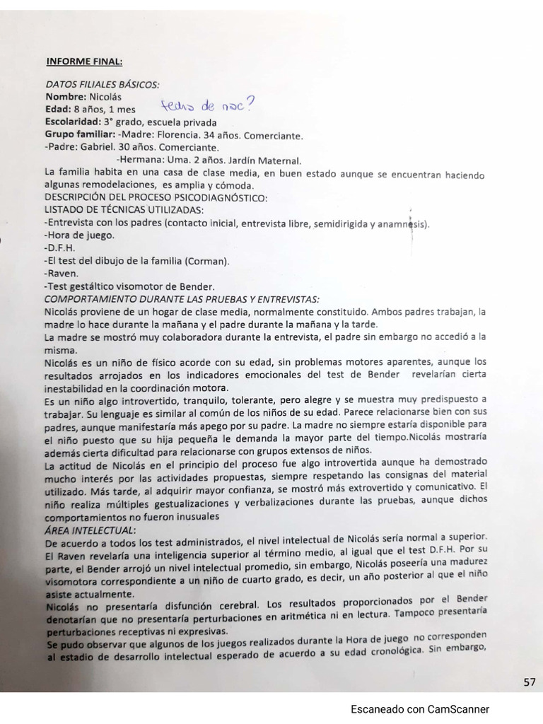 Modelo Informe | PDF