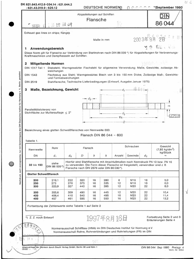 DIN 860441980_Flange_exhaust gas PDF