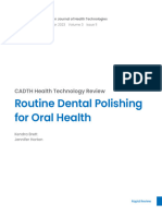 routine dental polishing for oral health