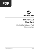 PIC16F87XA Data Sheet: 28/40/44-Pin Enhanced Flash Microcontrollers