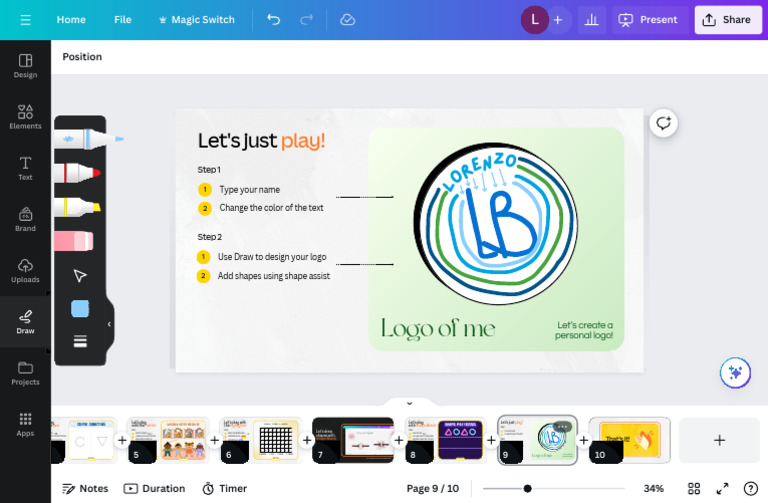 Fun Logo and Drawing Activities | PDF