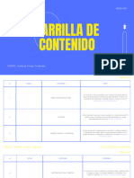 Confía en Ti Mujer, Tú decides-PARRILLA DE CONTENIDOS