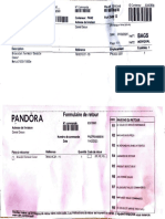 Facture Pandora 1
