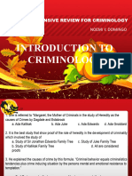 Comprehensive Review For Criminology