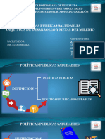 Politicas Publicas Saludables Objetivos y Metas Del Milenio