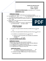 Composition de Maths 6ème (2ème Trimestre)