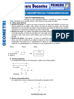 Elementos Geometricos Fundamentales para Primero de Secundaria