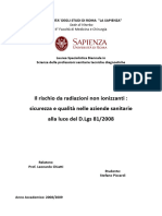 TESI - Il Rischio Da Radiazioni Non Ionizzanti