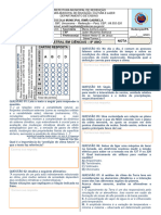 8º Ano - Avaliação em Ciência Do 4º Bimestre - Prof. Hebert Heitor