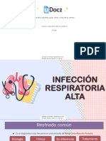 Infeccion Respiratoria Alta en Pediatria
