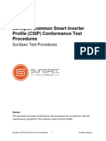 SunSpec CSIP Conformance Test Procedures V1.2