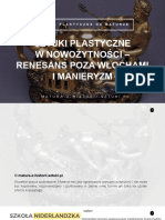 Sztuki Plastyczne - Renesans Poza Włochami I Manieryzm