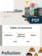 Pollution - Water, Soil, Air