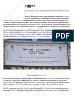 Arthur Honegger, Născut Pe10 Martie 1892în Le Havre Și A Murit Pe27 Noiembrie 1955la Paris, Este Un Compozitor Elvețian .