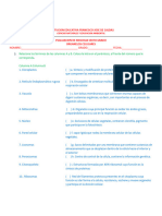 Evaluacion - Organelos - Celulares