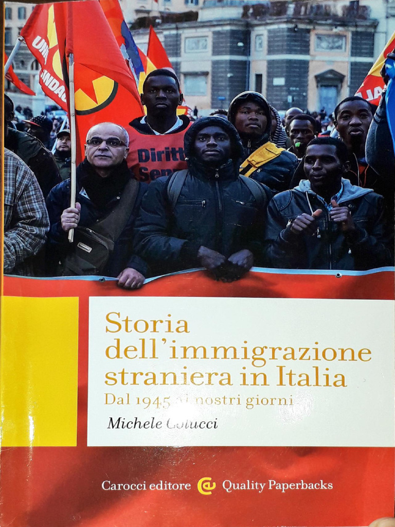 Storia Dell' Immigrazione Straniera in Italia Dal 1945 Ai Nostri