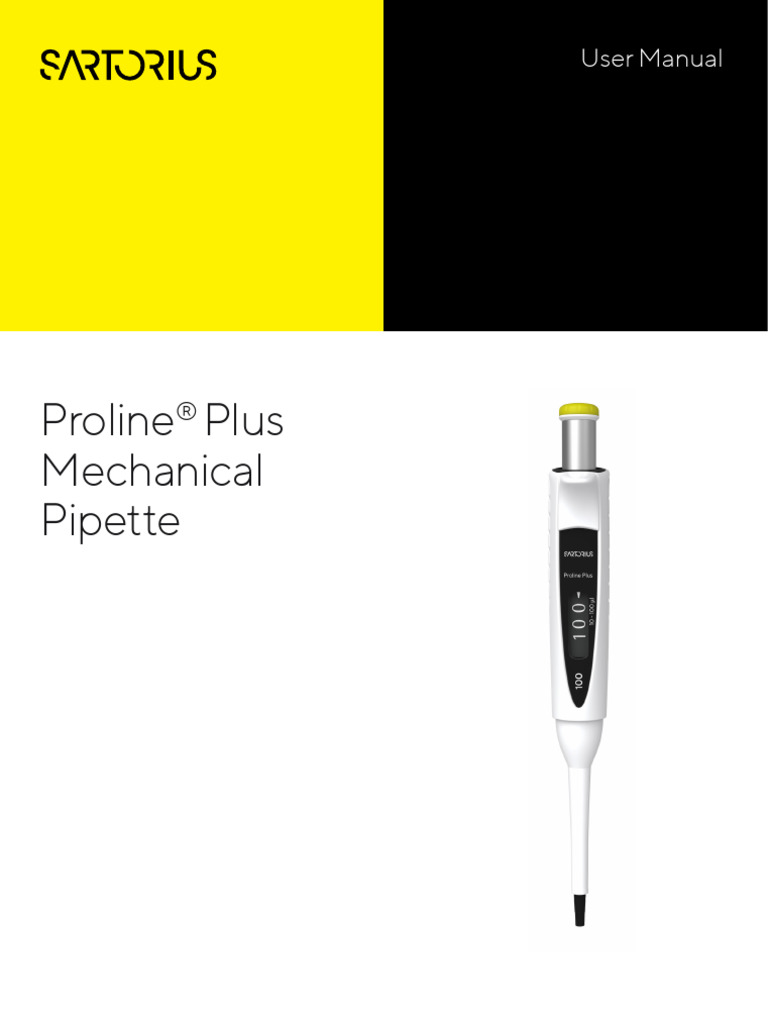 Proline Plus Pipette | PDF | Technology & Engineering