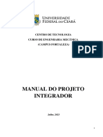 Manual Do Projeto Integrador (Engenharia Mecânica Fortaleza)