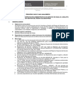 Proceso CAS 0027 2024 ANALISTA EN GESTION DEL RIESGO DE DESASTRES