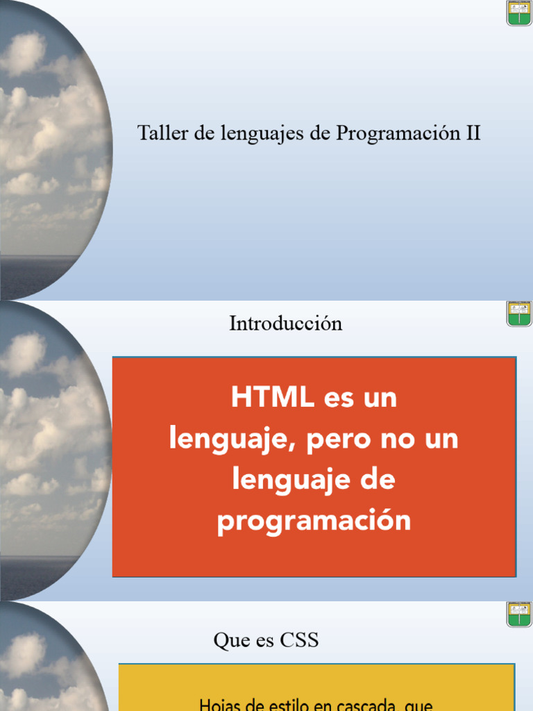 Sesion No4 | PDF | HTML | Estándares del consorcio World Wide Web