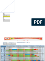 Calendarización Rabi 2024