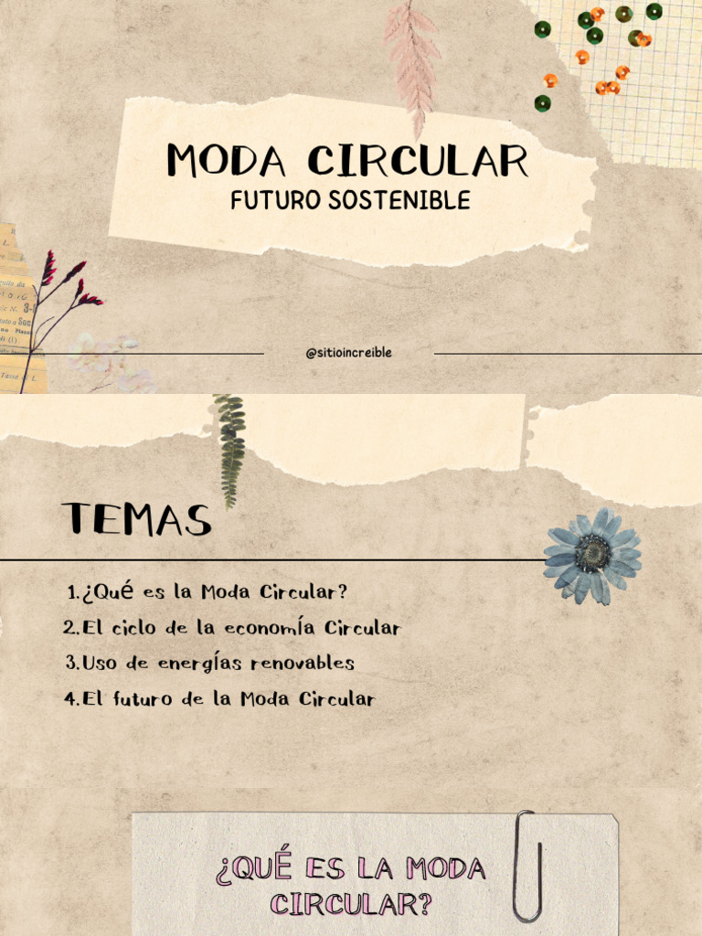 Moda Circular | PDF | Energía renovable | Naturaleza