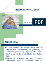 Anestesia e Analgesia